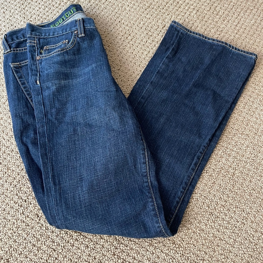 J Crew Women’s Bootcut Stretch Dark Rinse Jeans Size 29